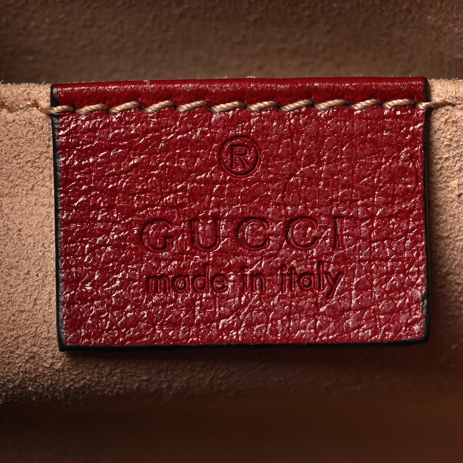 Gucci Suede Calfskin Web Small Ophidia Chain Shoulder Bag New Blue Romantic Cherry 7 of 12