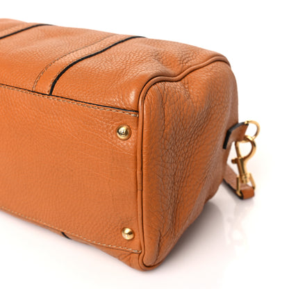 Fendi Cuoio Romano Selleria Boston Duffle Miele 9 of 11
