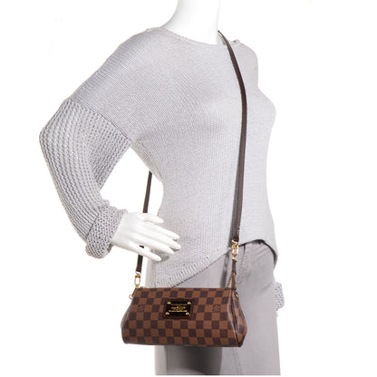 Louis Vuitton Damier Ebene Eva Clutch 2 of 8
