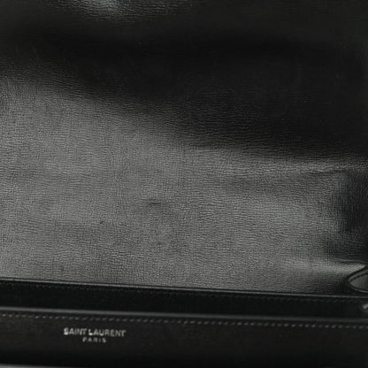 Saint Laurent Calfskin Medium Monogram Sunset Black 10 of 10