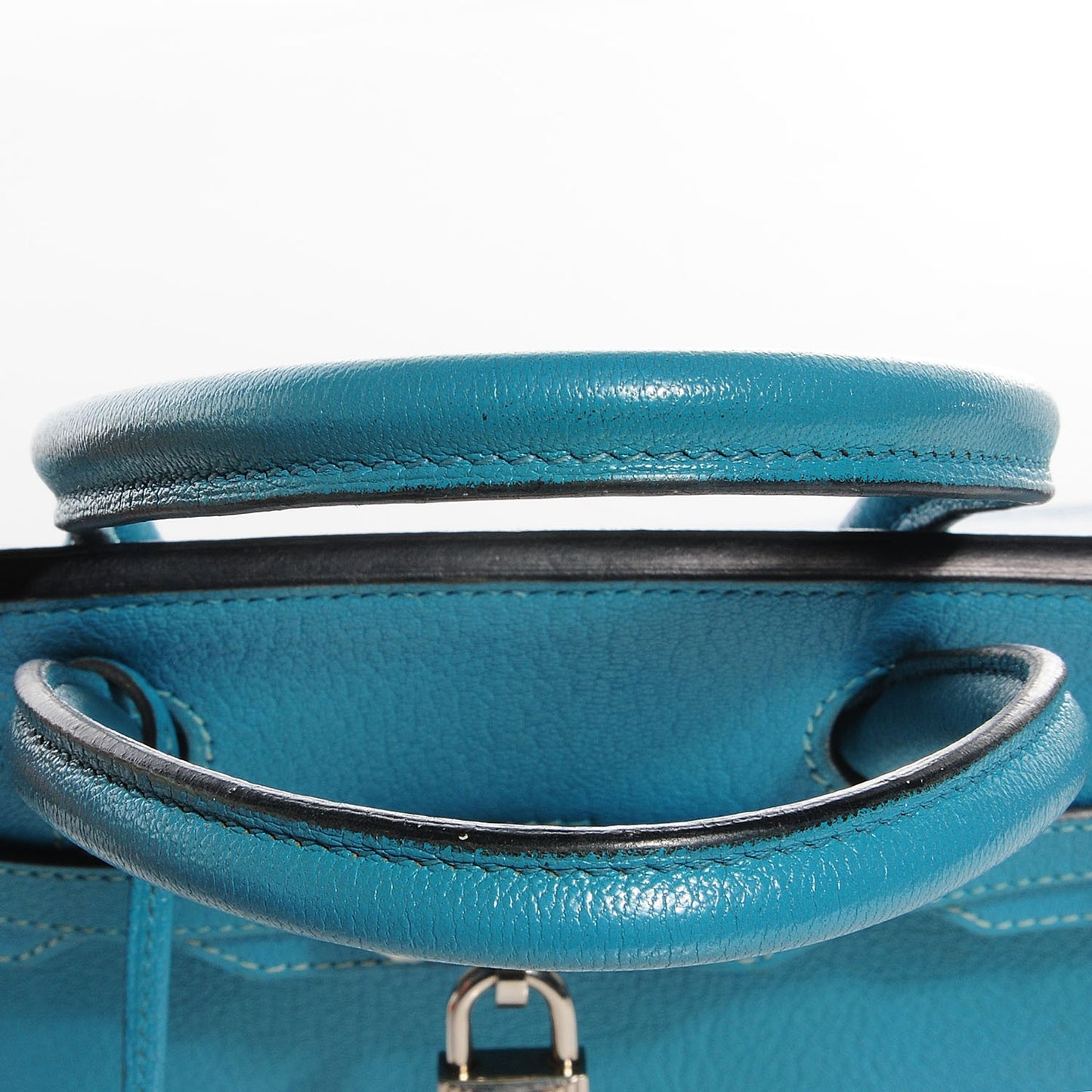 Chevre de Coromandel Birkin 30 Turquoise