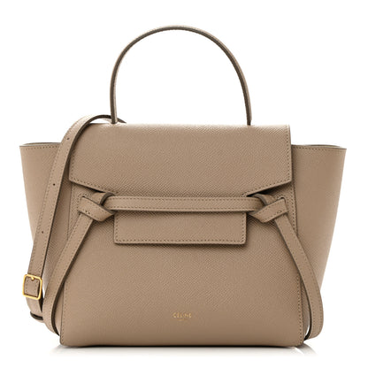 Celine Grained Calfskin Nano Belt Bag Light Taupe 1 of 14