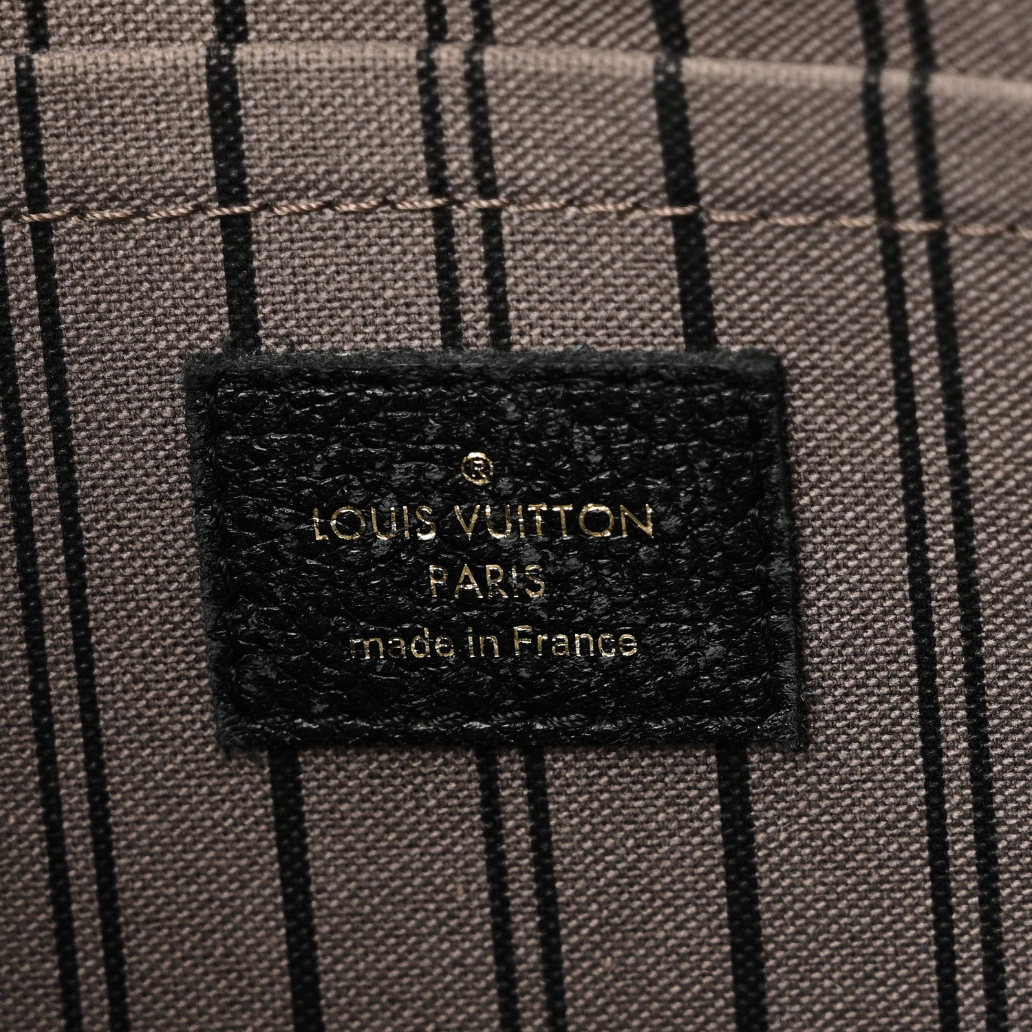 Louis Vuitton Empreinte Montaigne MM Black 6 of 10