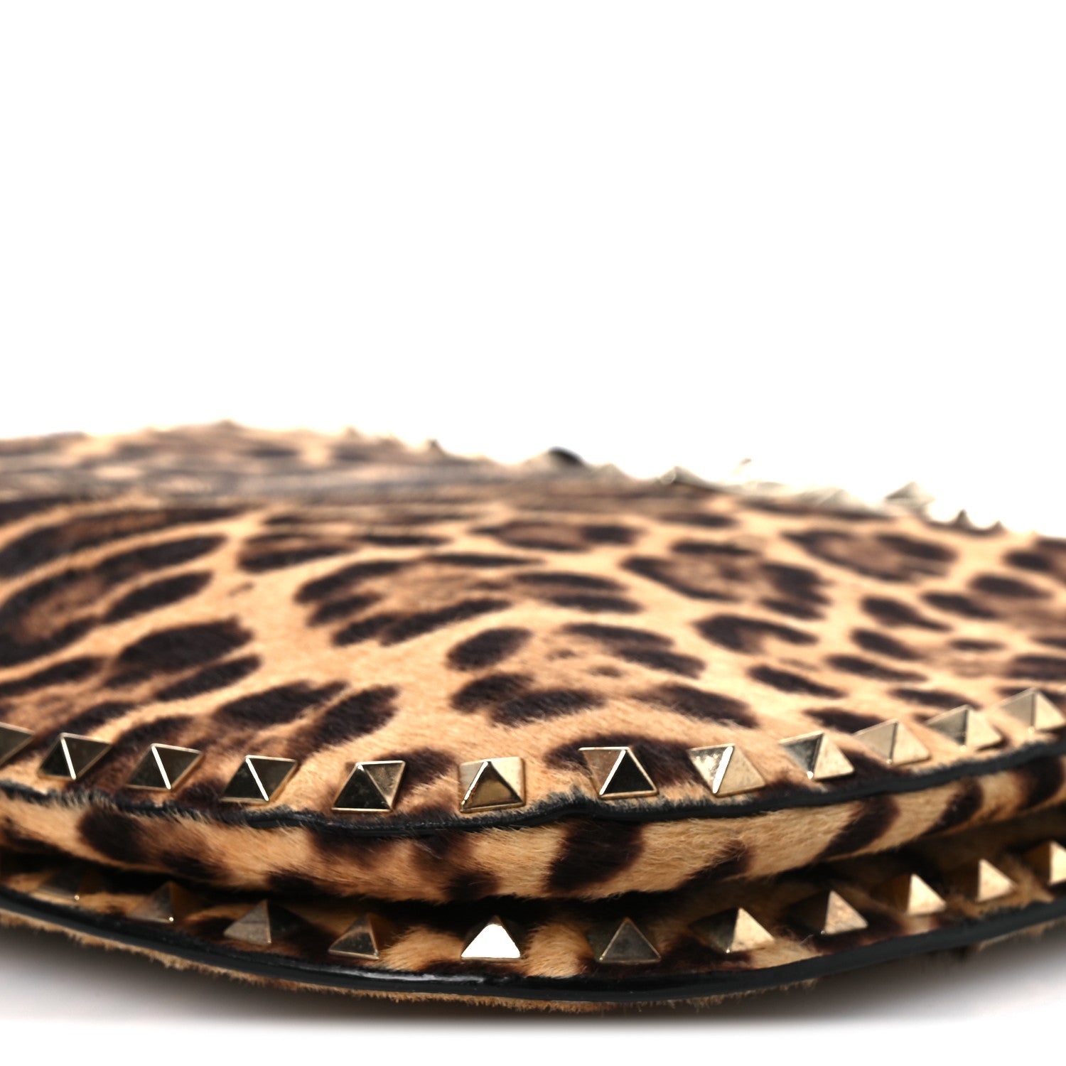 Valentino Garavani Calf Hair Leopard Print Rockstud Shoulder Bag 10 of 13