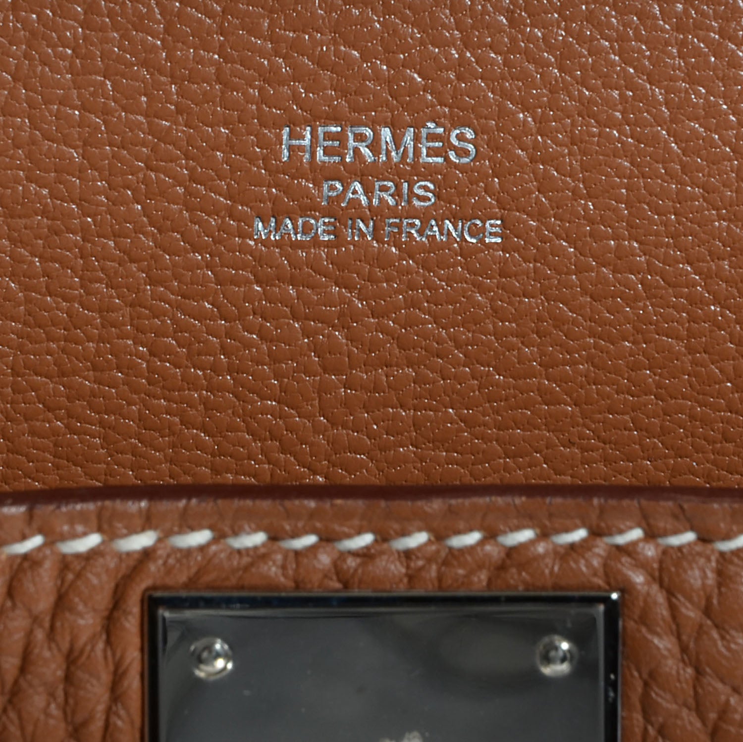 Hermes Taurillon Clemence Jypsiere 28 Gold 7 of 19