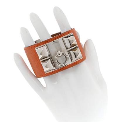 Hermes Epsom Collier De Chien CDC Bracelet S Orange 2 of 8