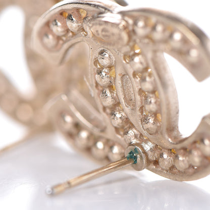 Chanel Pearl CC Earrings Gold 5 of 5
