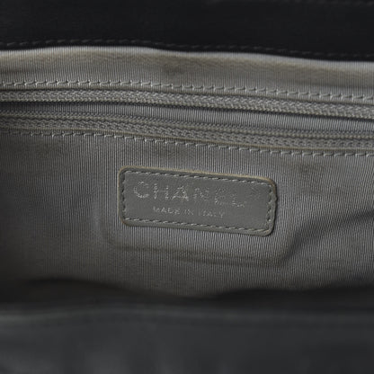 Chanel Washed Lambskin Quilted Medium Chain Around Messenger Black 8 of 10