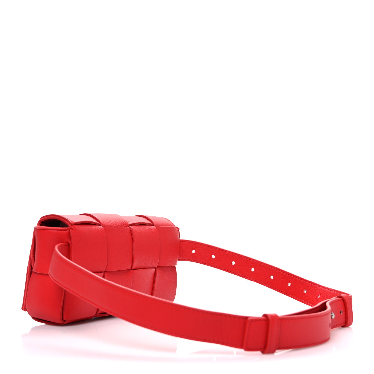 Bottega Veneta Nappa Maxi Intreccio The Belt Cassette Bag Chili 3 of 11