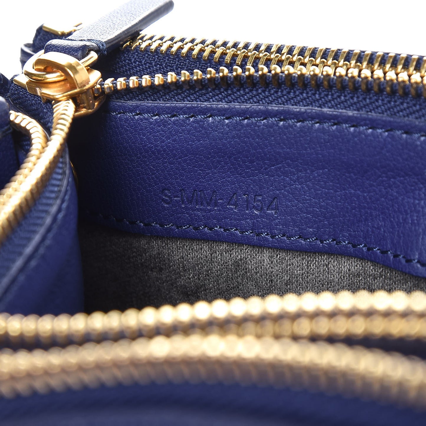 Lambskin Small Trio Crossbody Bag Indigo