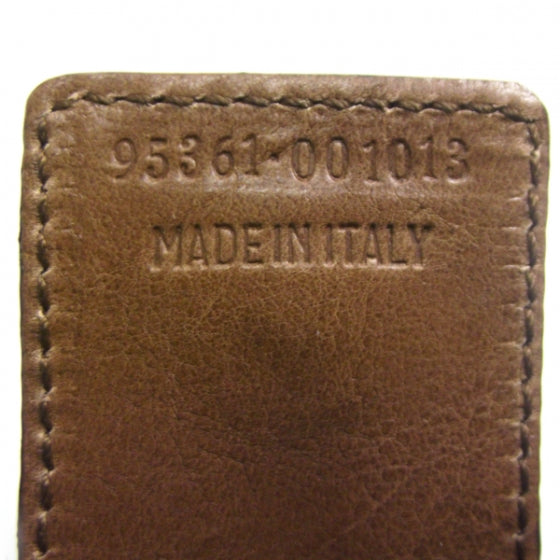 Leather Mombasa Horn Bag Brown