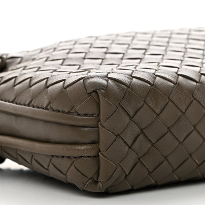 Bottega Veneta Nappa Intrecciato Nodini Crossbody Messenger Taupe Grey 9 of 11