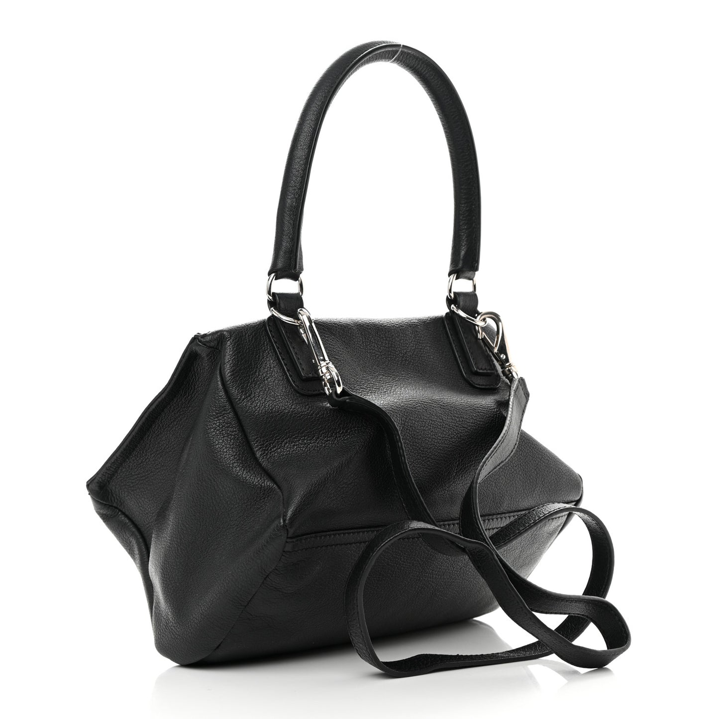 Sugar Goatskin Small Pandora Black