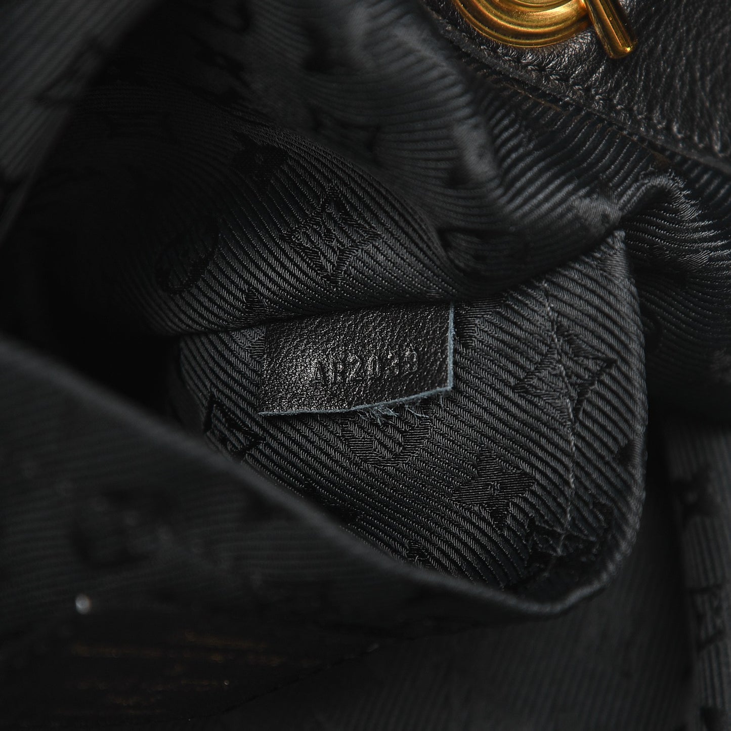 Metallic Jacquard Double Jeu Tote Gold