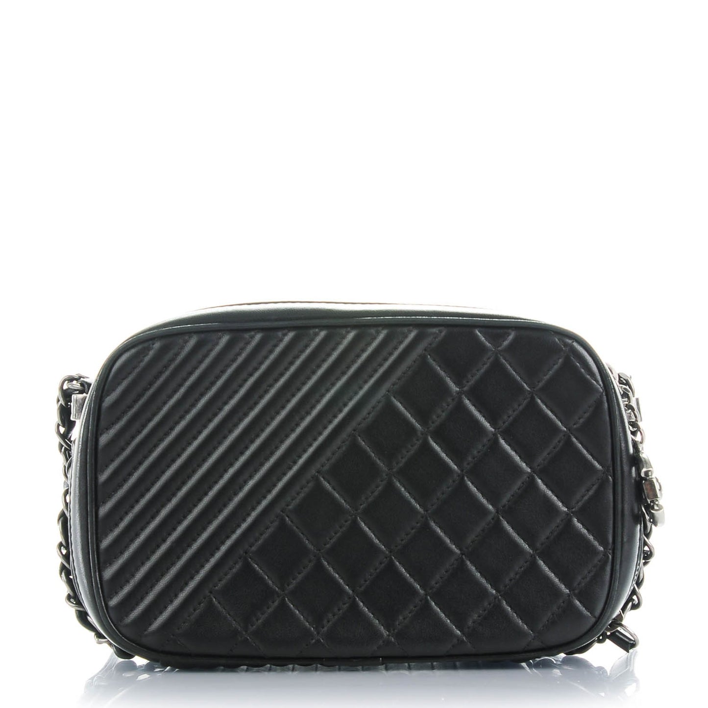 Lambskin Small Coco Boy Camera Case Black