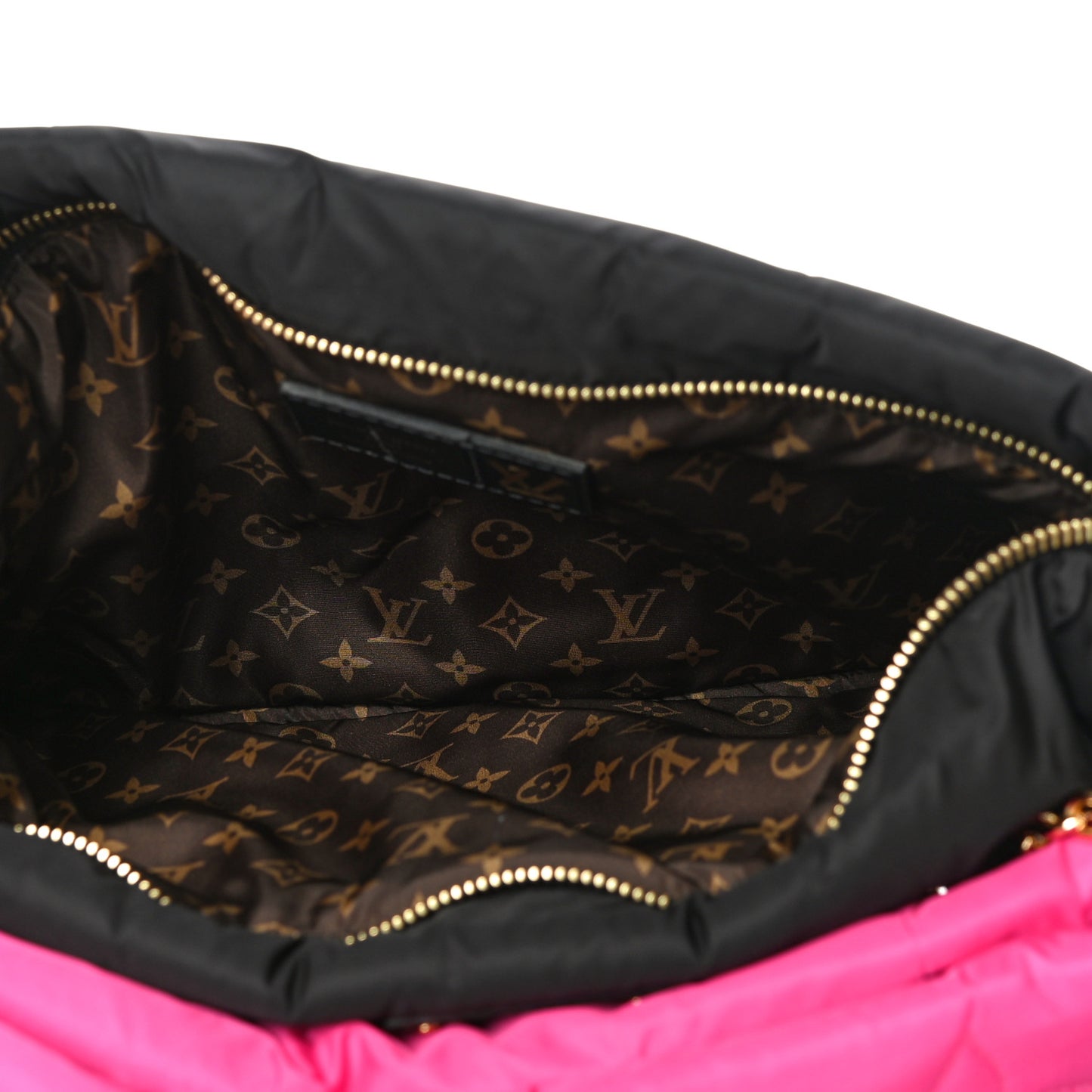 Econyl Monogram Pillow Maxi Multi Pochette Accessories Black Fuchsia