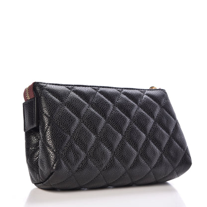 Chanel Caviar Quilted Small Pouch Black 3 of 8