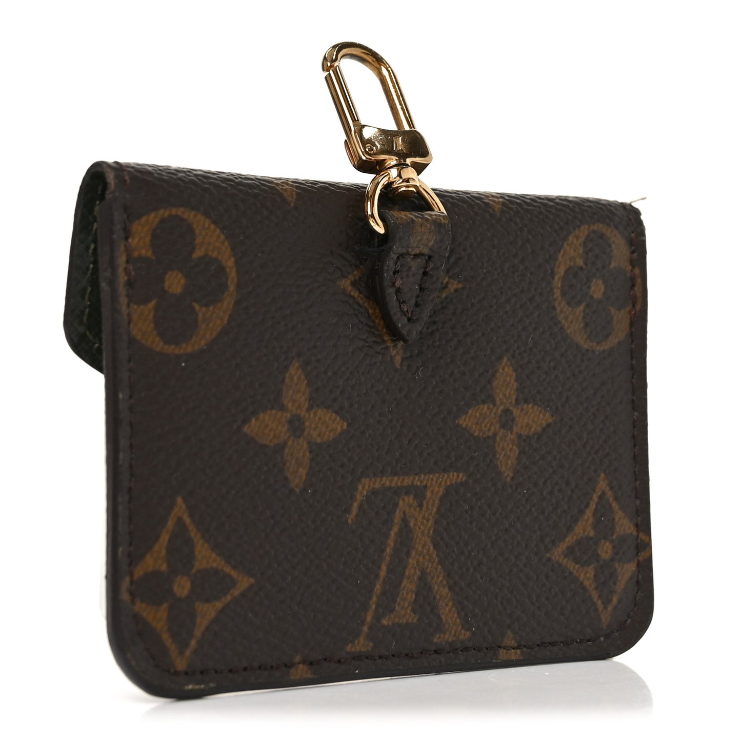 Monogram Felicie Strap & Go Card Case Khaki