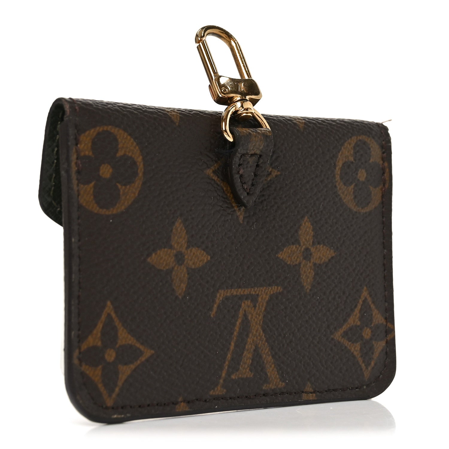 Louis Vuitton Monogram Felicie Strap & Go Card Case Khaki 2 of 7