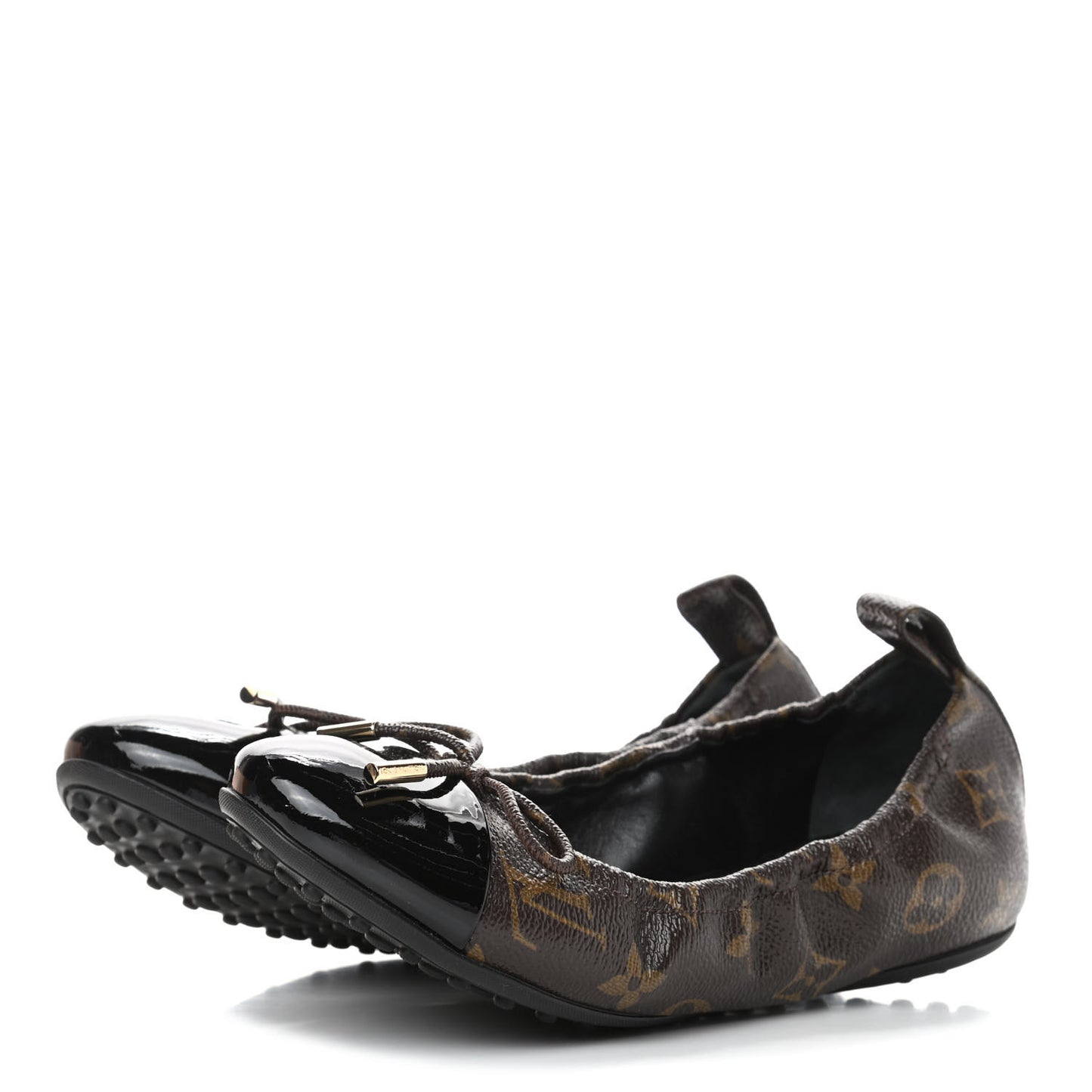 Monogram Flirty Ballerina Flats 36 Black