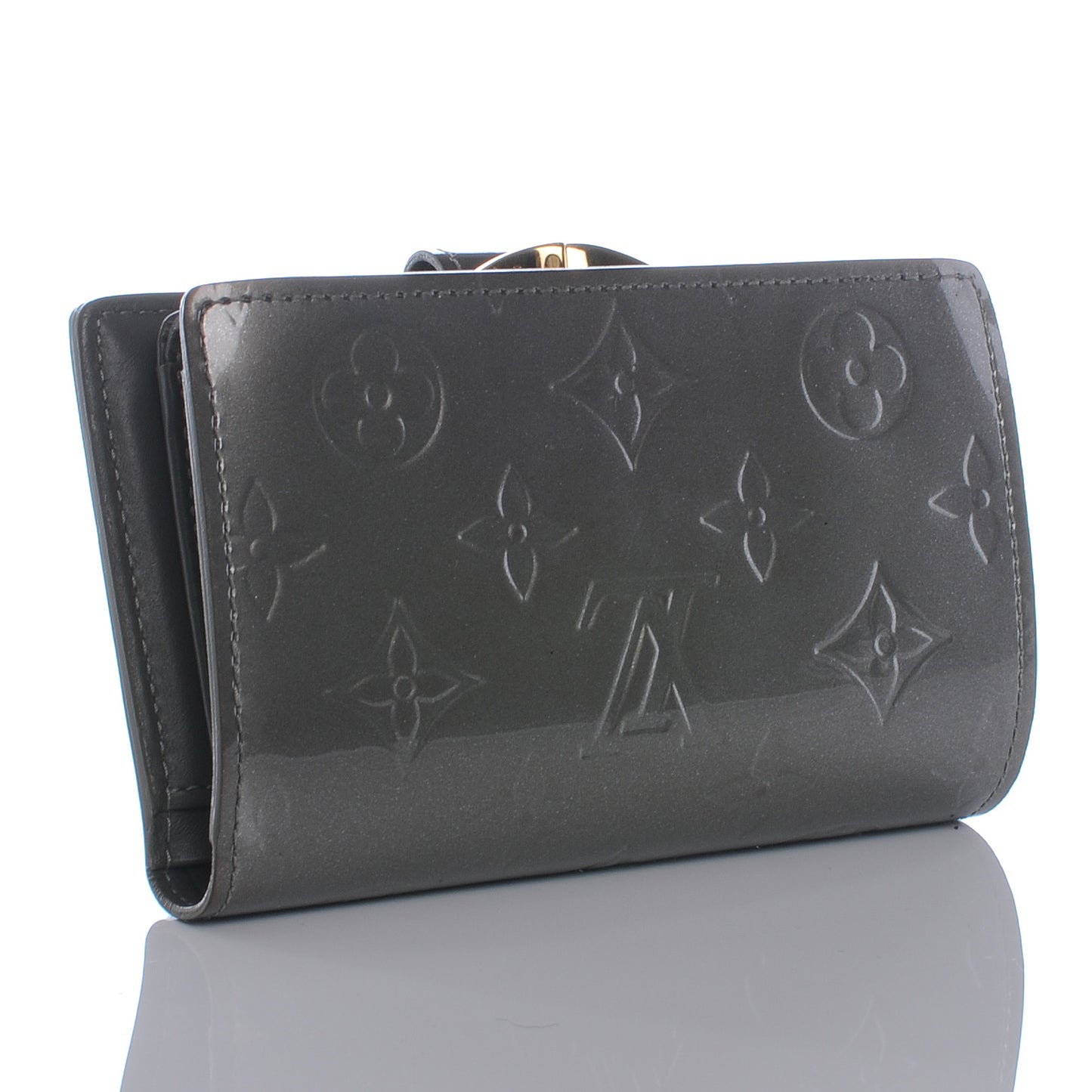 Vernis French Purse Wallet Gris