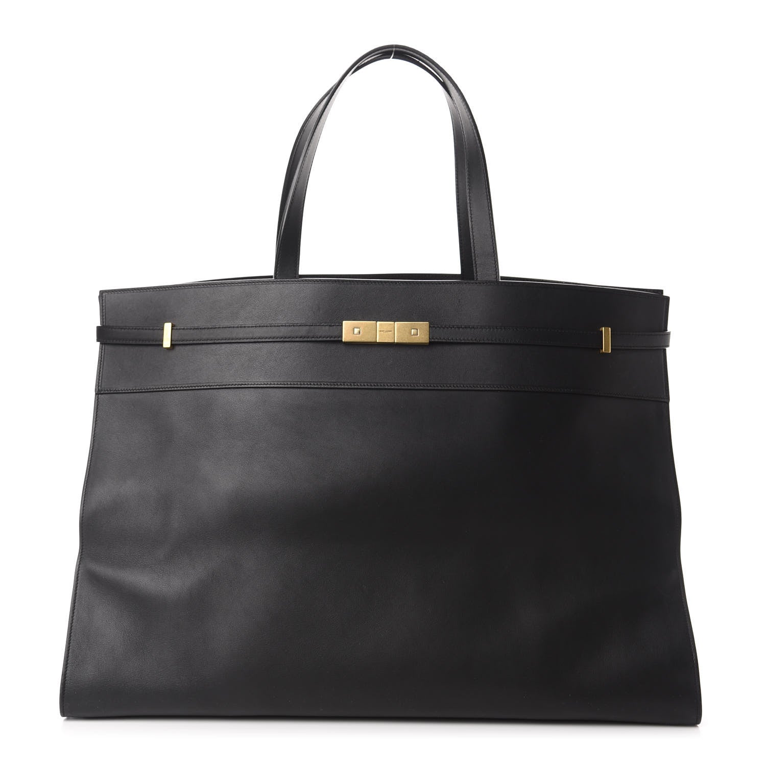 Saint Laurent Calfskin Large Manhattan Shopper Tote Black 1 of 9