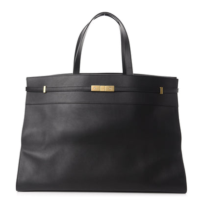 Saint Laurent Calfskin Large Manhattan Shopper Tote Black 1 of 9