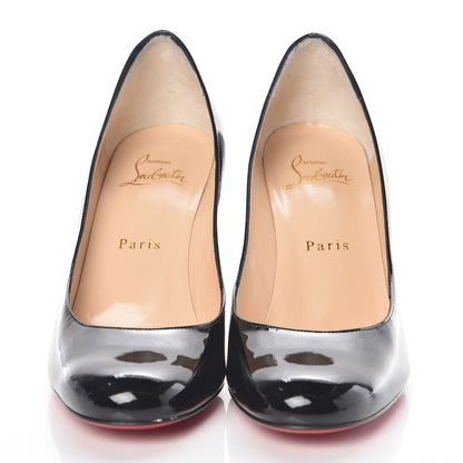 Christian Louboutin Patent Cadrilla 70 Pumps 37 Black 2 of 8
