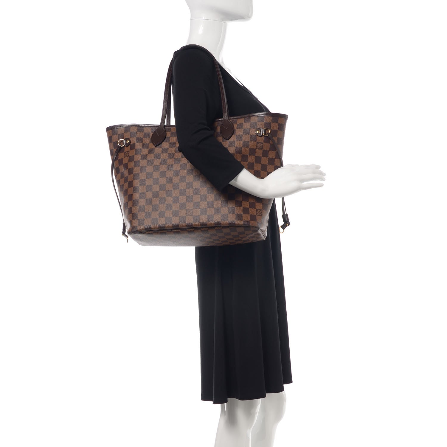 Louis Vuitton Damier Ebene Neo Neverfull MM 2 of 14