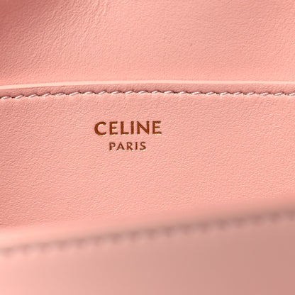 Celine Smooth Calfskin Tabou Clutch On Strap Pink 6 of 9