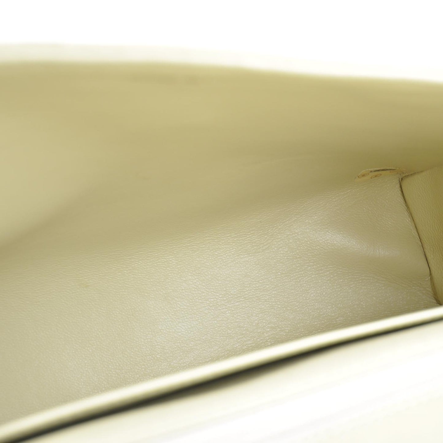 Lambskin Quilted Flap Bag Beige