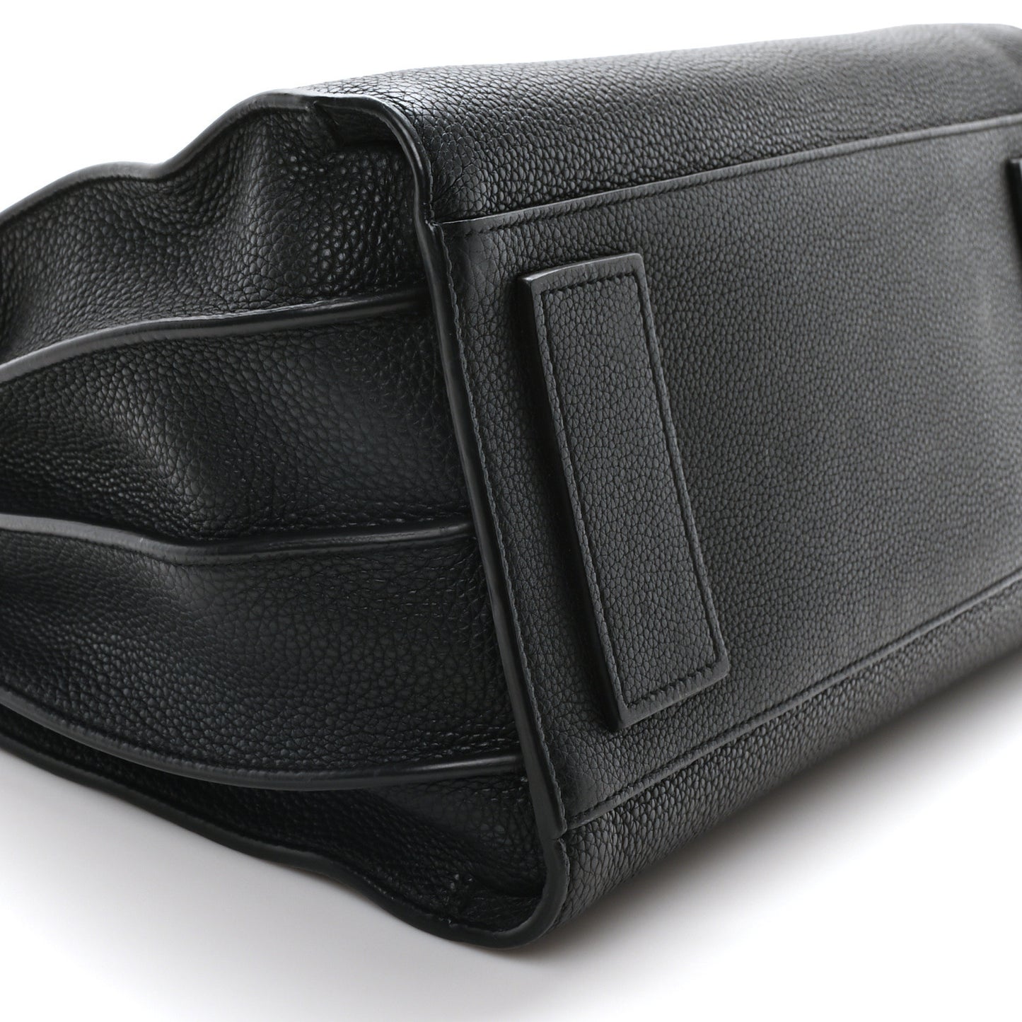 Grained Calfskin Small Supple Sac De Jour Black