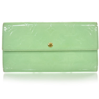 Louis Vuitton Vernis Sarah Wallet Peppermint 1 of 9