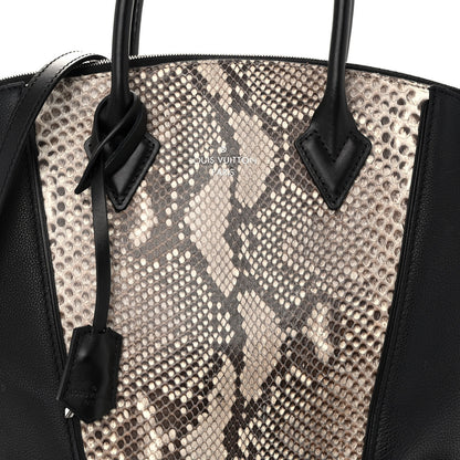 Louis Vuitton Snakeskin Soft Lockit PM Black 7 of 10