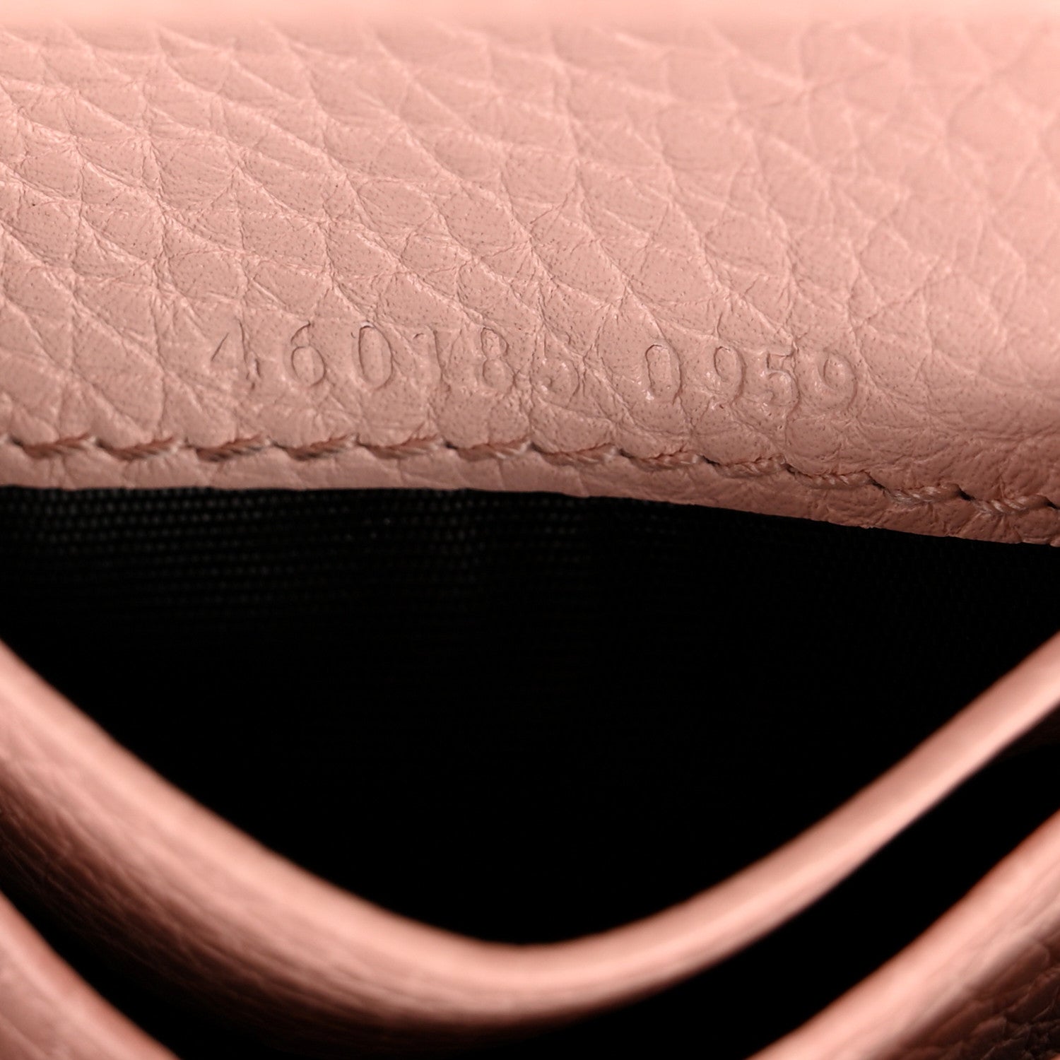 Gucci Cellarius Calfskin Blind for Love Card Case Wallet Perfect Pink 8 of 27