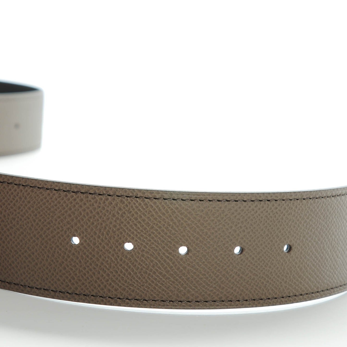 Epsom Reversible 42mm Belt Strap 90 Etain Black