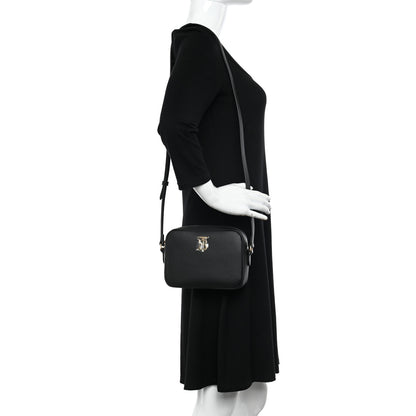 Burberry Grained Calfskin TB Small Camera Bag Black 2 of 10