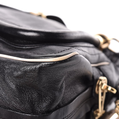 Chloe Calfskin Medium Military Paraty Black 20 of 25
