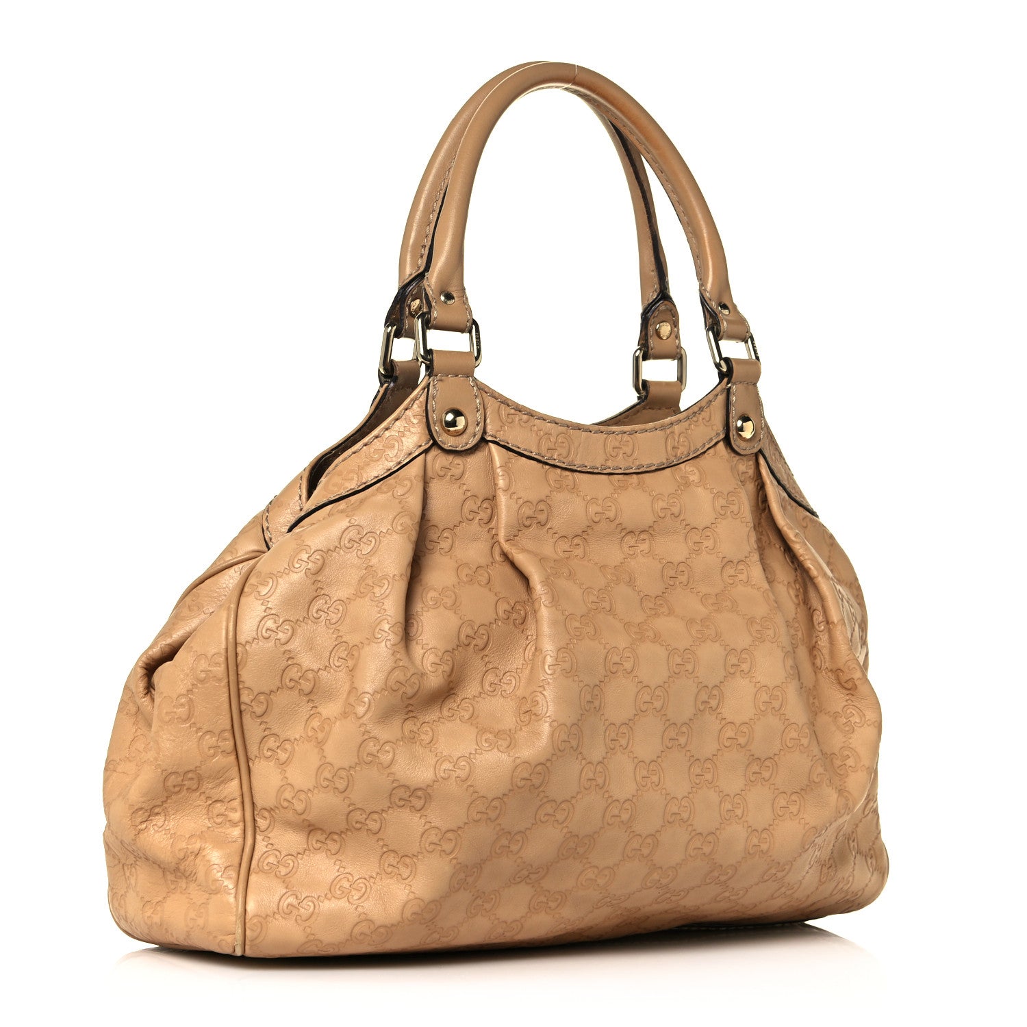 Gucci Guccissima Medium Sukey Tote Beige 3 of 20