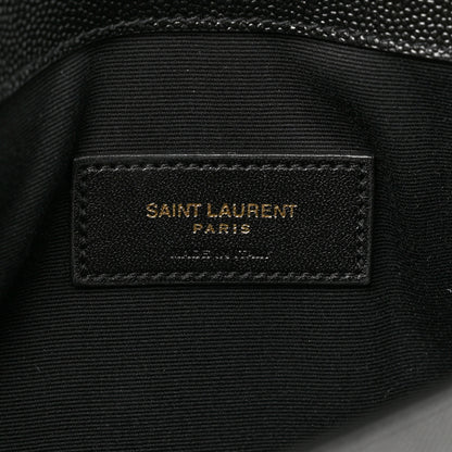 Saint Laurent Grain De Poudre Uptown Pouch Black 6 of 7