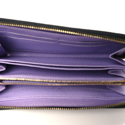 Louis Vuitton Monogram Multicolor Zippy Wallet Black Violet 5 of 6