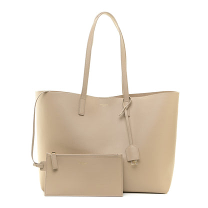 Saint Laurent Calfskin Large Shopping Tote Nude Powder 1 of 10