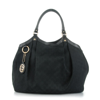 Gucci Monogram Large Sukey Tote Black 1 of 7