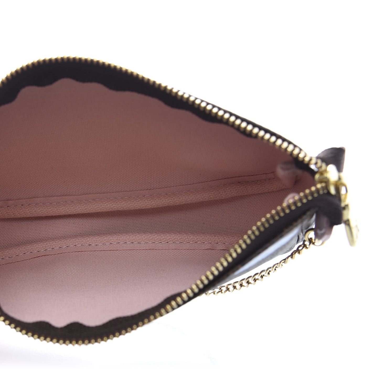 Damier Ebene 2020 Christmas Animation Big Wheel Mini Pochette Accessories Rose Ballerine