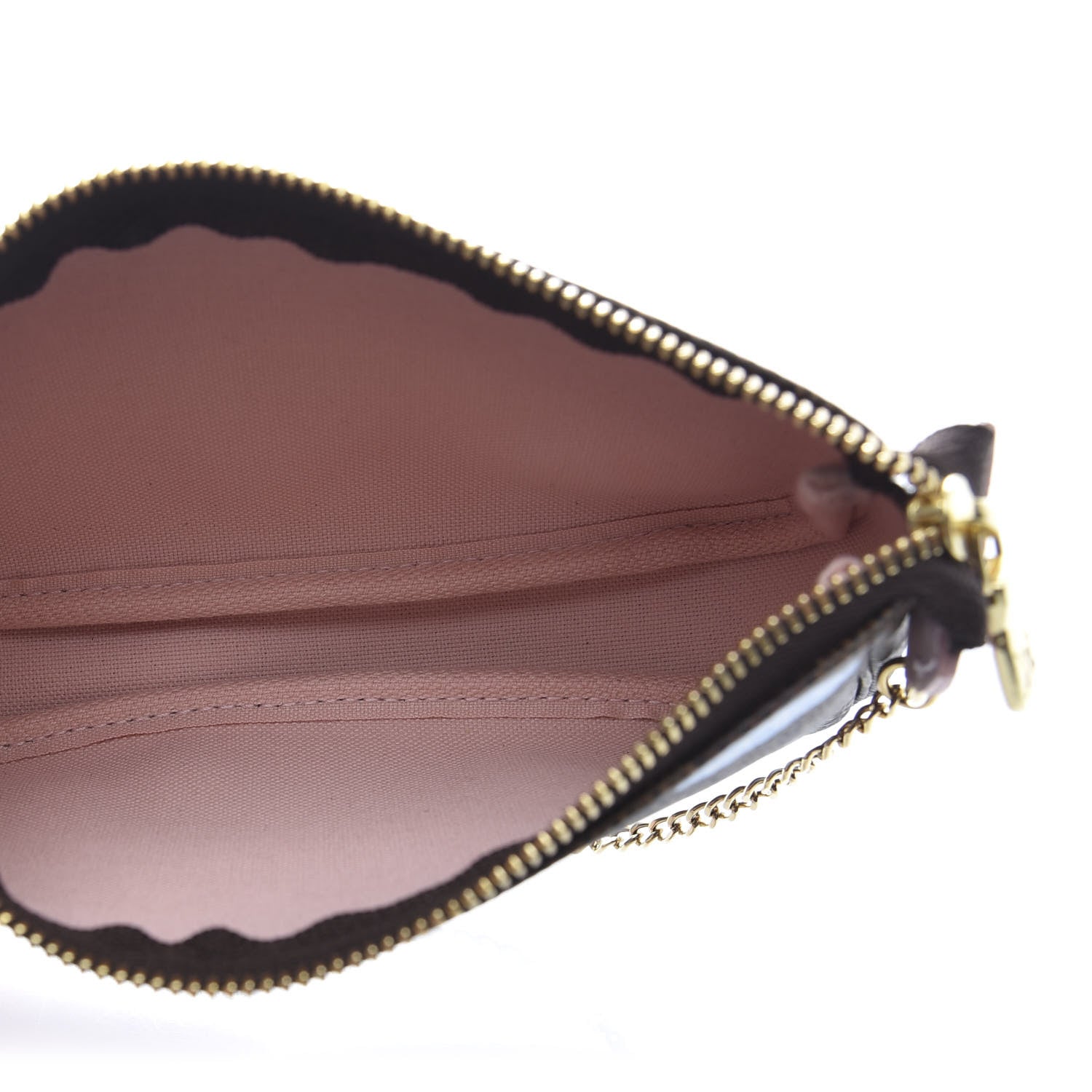 Louis Vuitton Damier Ebene 2020 Christmas Animation Big Wheel Mini Pochette Accessories Rose Ballerine 5 of 10