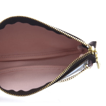 Louis Vuitton Damier Ebene 2020 Christmas Animation Big Wheel Mini Pochette Accessories Rose Ballerine 5 of 10