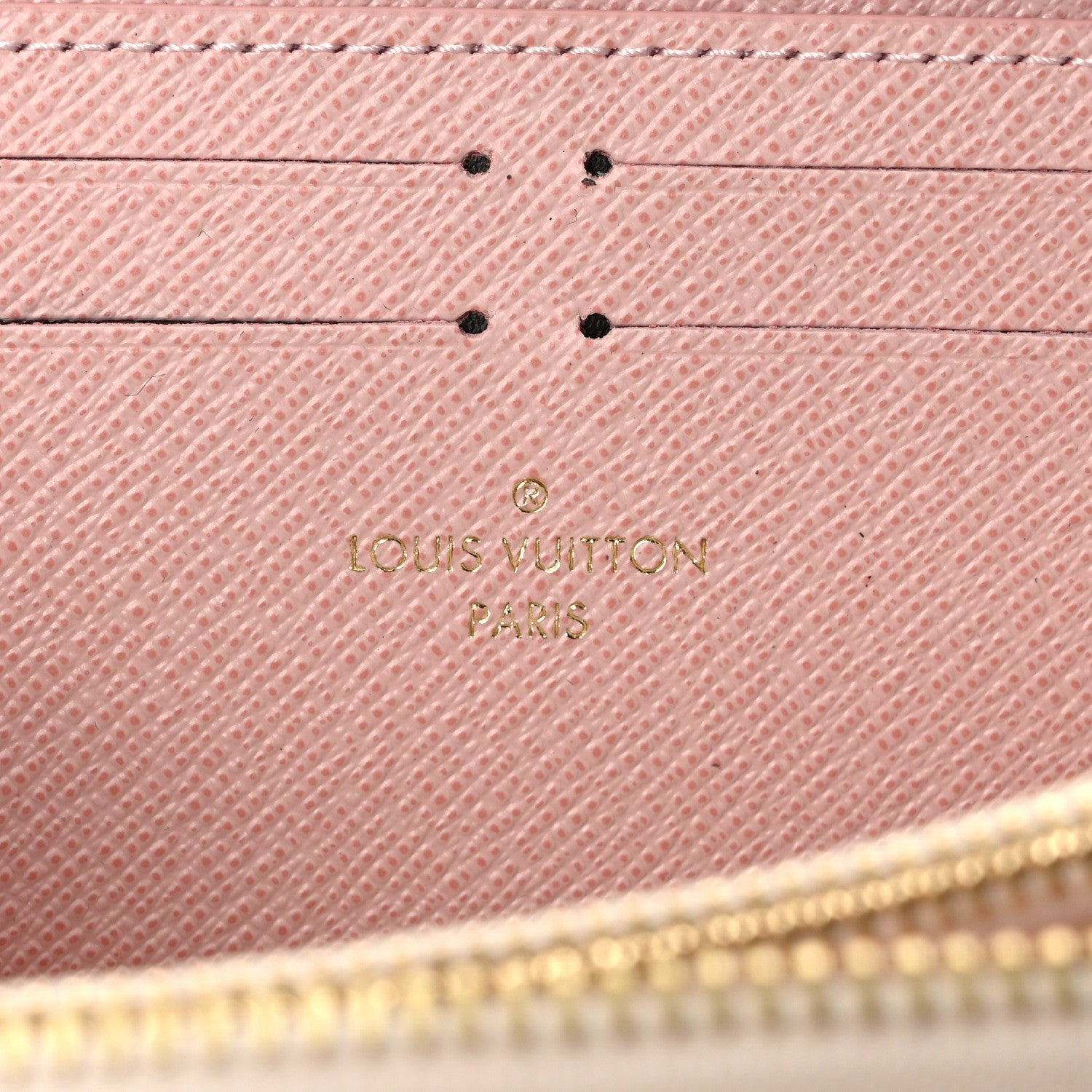 Louis Vuitton Damier Azur Clemence Wallet Rose Ballerine 6 of 7