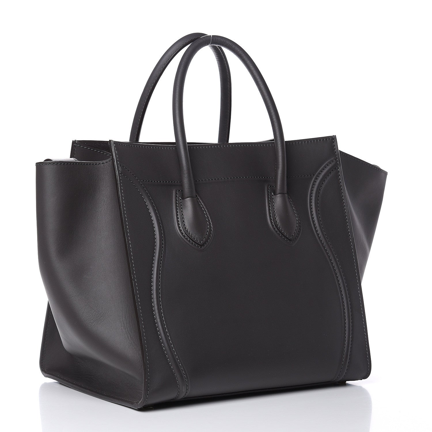 Celine Smooth Calfskin Medium Phantom Luggage Grey 3 of 10