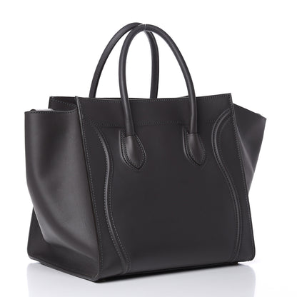 Celine Smooth Calfskin Medium Phantom Luggage Grey 3 of 10