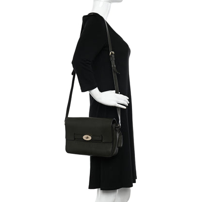 Mulberry Shiny Goatskin Bayswater Shoulder Bag Evergreen 2 of 15